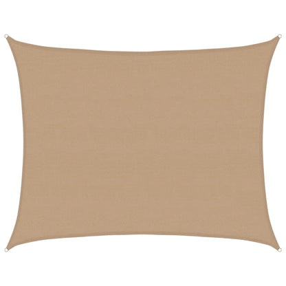 Zonnezeil 160 G/M² Hdpe Taupe 6 x 8 m