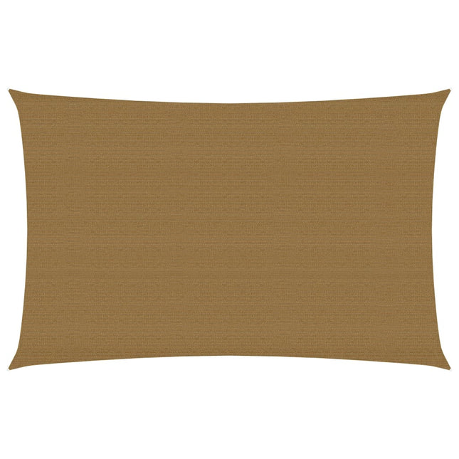 Zonnezeil 160 G/M² 6X8 M Hdpe Taupe