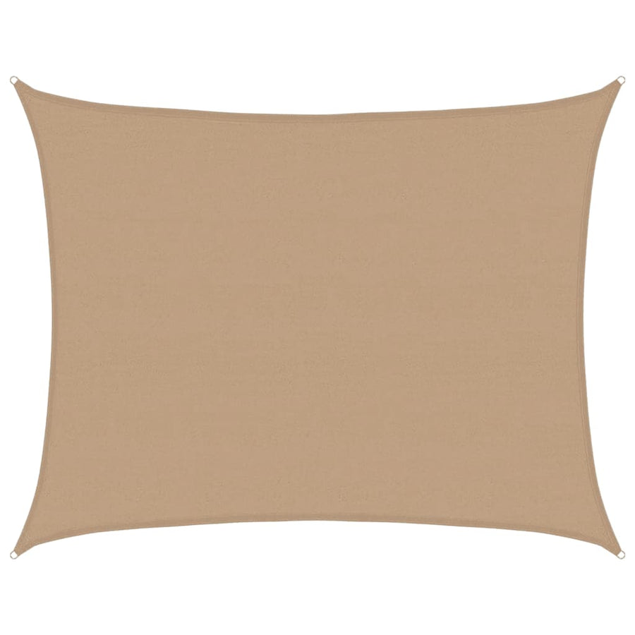 Zonnezeil 160 G/M² Hdpe Taupe 6 x 8 m