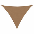 Zonnezeil 2,5x2,5x3,5 m HDPE taupe