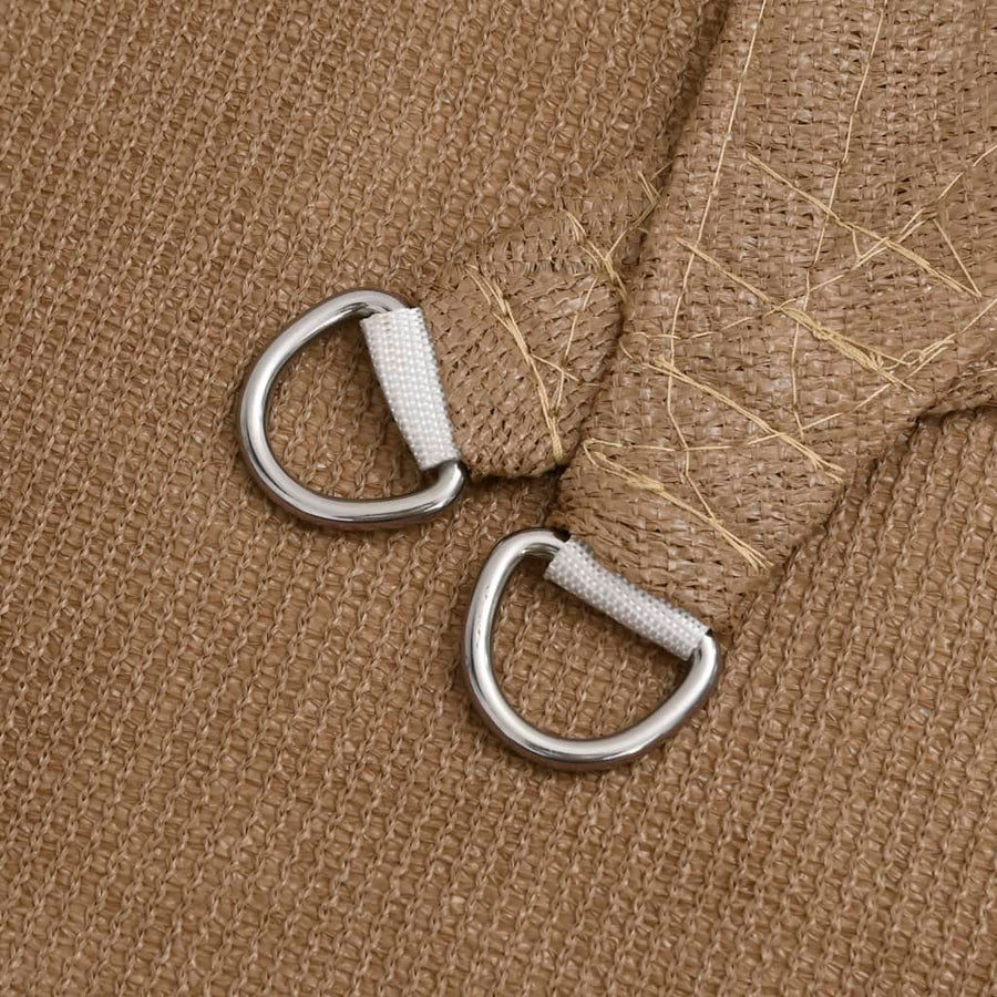 Zonnezeil 160 G/M² 2,5X2,5X3,5 M Hdpe Taupe 2.5 x 2.5 x 3.5 m