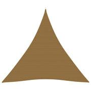 Zonnezeil 3,6x3,6x3,6 m HDPE taupe