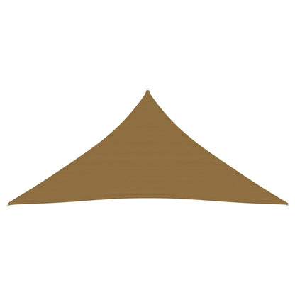 Zonnezeil 160 G/M² 3,6X3,6X3,6 M Hdpe Taupe 3.6 x 3.6 x 3.6 m