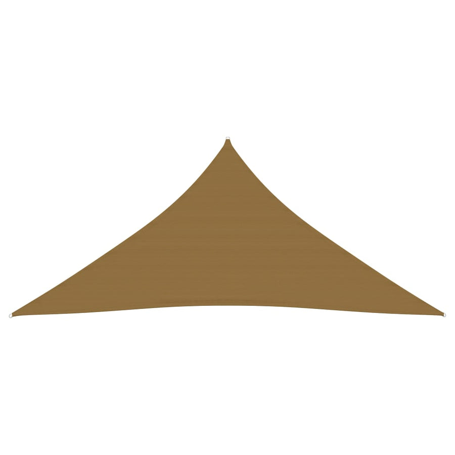 Zonnezeil 160 G/M² 3,6X3,6X3,6 M Hdpe Taupe 3.6 x 3.6 x 3.6 m