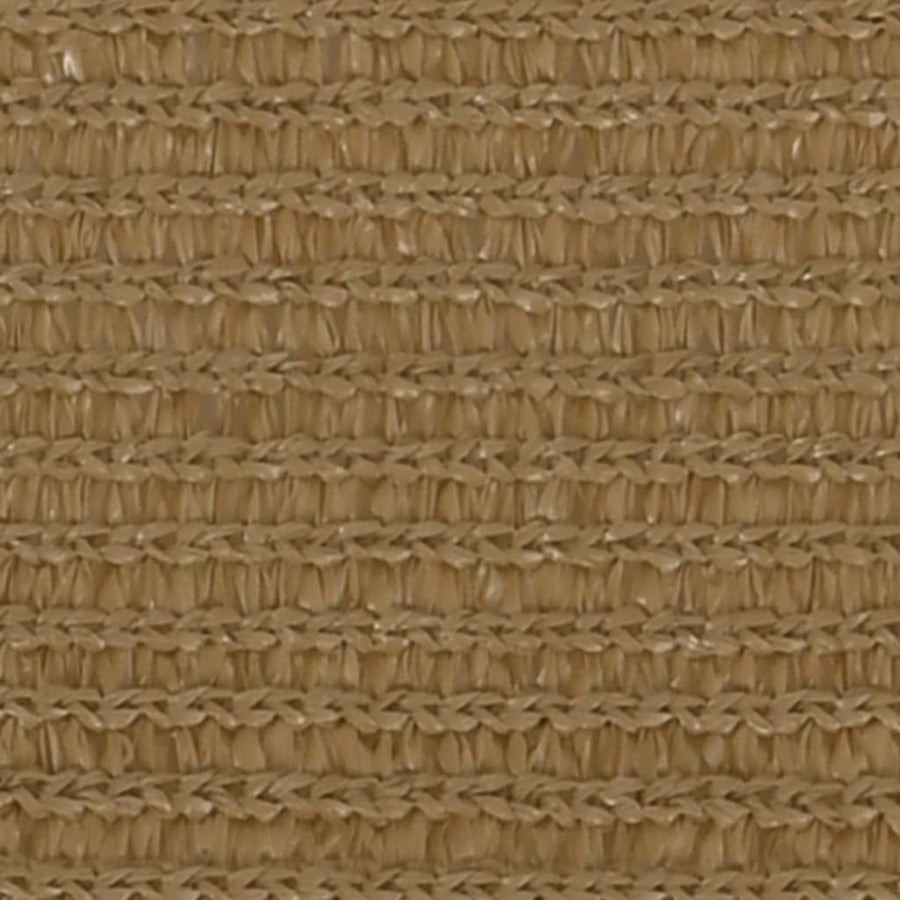 Zonnezeil 160 G/M² 3,6X3,6X3,6 M Hdpe Taupe 3.6 x 3.6 x 3.6 m
