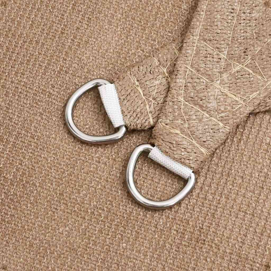 Zonnezeil 160 G/M² 3X3X4,2 M Hdpe Taupe 3 x 3 x 4.2 m