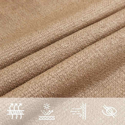 Zonnezeil 160 G/M² Hdpe Taupe 5 x 5 x 5 m