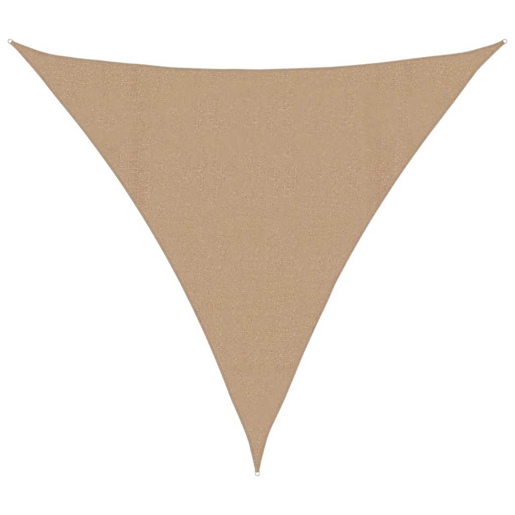 Zonnezeil 160 G/M² Hdpe Taupe 6 x 6 x 6 m