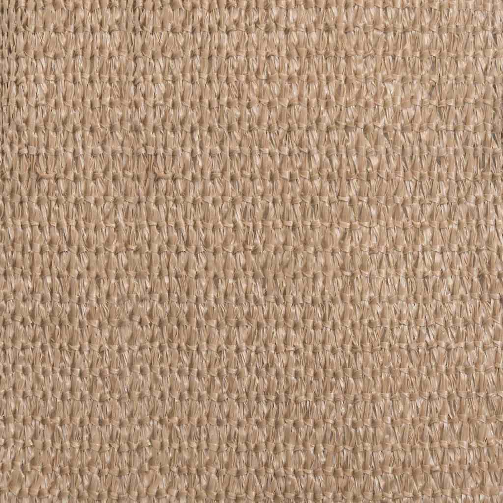 Zonnezeil 160 G/M² Hdpe Taupe 6 x 6 x 6 m