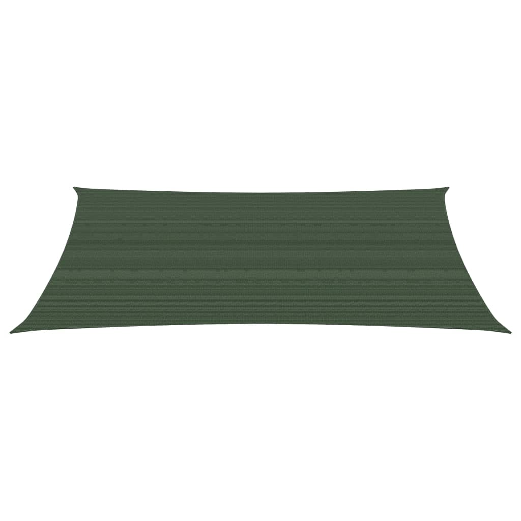 Zonnezeil 160 G/M² 2X4,5 M Hdpe Donkergroen 2 x 4.5 m