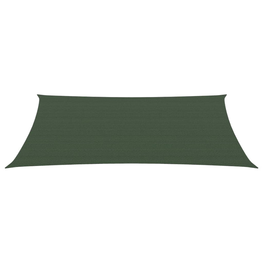 Zonnezeil 160 G/M² 2X4,5 M Hdpe Donkergroen 2 x 4.5 m