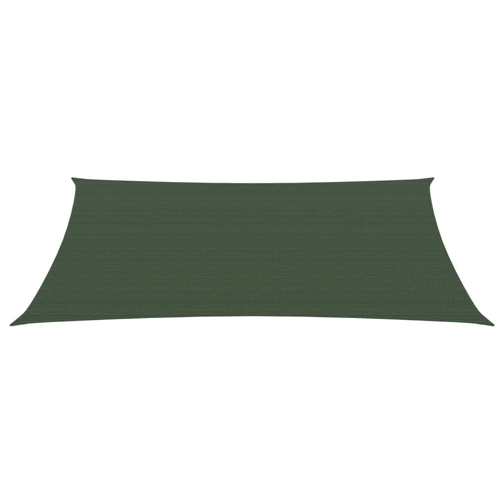 Zonnezeil 160 G/M² 3,5X4,5 M Hdpe Donkergroen 3.5 x 4.5 m