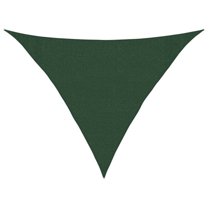 Zonnezeil 160 g/m² 3x3x4,2 m HDPE donkergroen