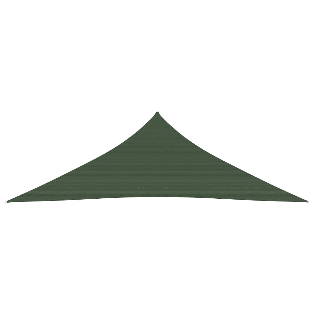 Zonnezeil 160 G/M² 3,5X3,5X4,9 M Hdpe Donkergroen 3.5 x 3.5 x 4.9 m