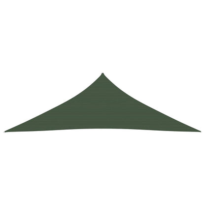 Zonnezeil 160 G/M² 3,5X3,5X4,9 M Hdpe Donkergroen 3.5 x 3.5 x 4.9 m