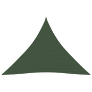 Zonnezeil 4,5x4,5x4,5 m HDPE donkergroen