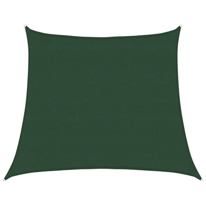 Zonnezeil 160 g/m² 4/5x4 m HDPE donkergroen