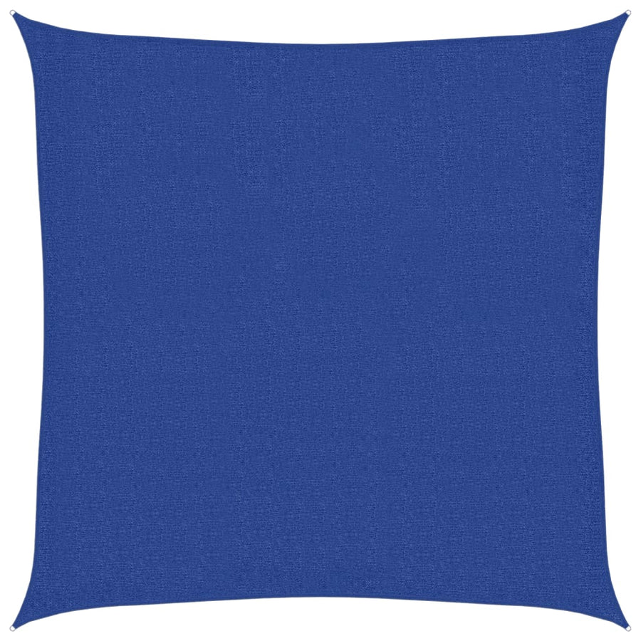 Zonnezeil 160 g/m² 2x2 m HDPE blauw