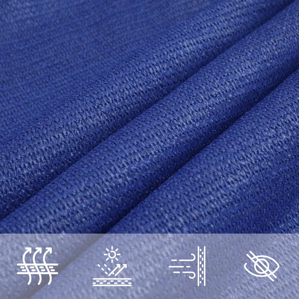 Zonnezeil 160 G/M² Vierkant 3,6X3,6 M Hdpe Blauw 3.6 x 3.6 m