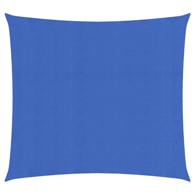 Zonnezeil 160 g/m² vierkant 4x4 m HDPE blauw