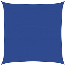 Zonnezeil 160 g/m² vierkant 5x5 m HDPE blauw