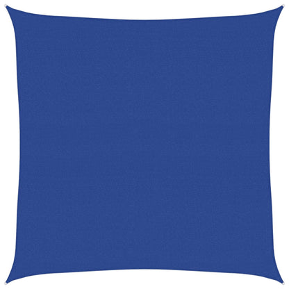 Zonnezeil 160 g/m² vierkant 5x5 m HDPE blauw