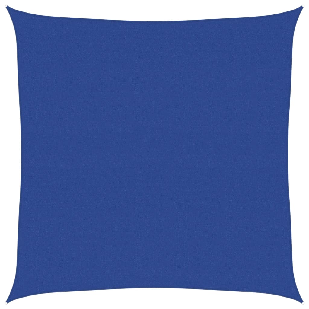 Zonnezeil 160 G/M² Vierkant Hdpe Blauw 6 x 6 m