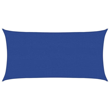 Zonnezeil 160 g/m² 2x3,5 m HDPE blauw
