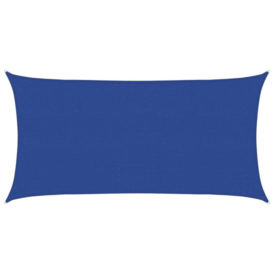 Zonnezeil 160 g/m² 2x3,5 m HDPE blauw