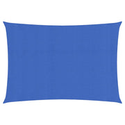 Zonnezeil rechthoek 2,5x5 m HDPE blauw