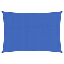 Zonnezeil rechthoekig 160 g/m² 2,5x5 m HDPE blauw