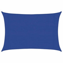 Zonnezeil 160 G/M² Rechthoekig Hdpe Blauw 3 x 4 m