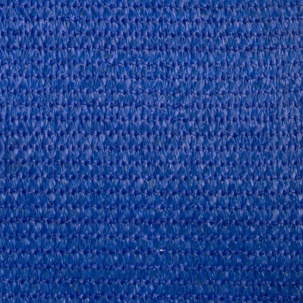 Zonnezeil 160 G/M² Rechthoekig Hdpe Blauw 3 x 4 m