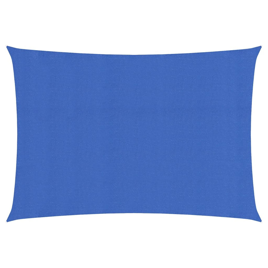 Zonnezeil 160 g/m² rechthoekig 3x4,5 m HDPE blauw