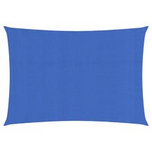 Zonnezeil 160 g/m² rechthoekig 3x5 m HDPE blauw