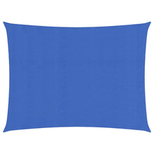 Zonnezeil 160 g/m² rechthoekig 3,5x4,5 m HDPE blauw