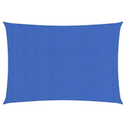 Sun shade sail 160 g/m² rectangular 3.5x5 m HDPE blue