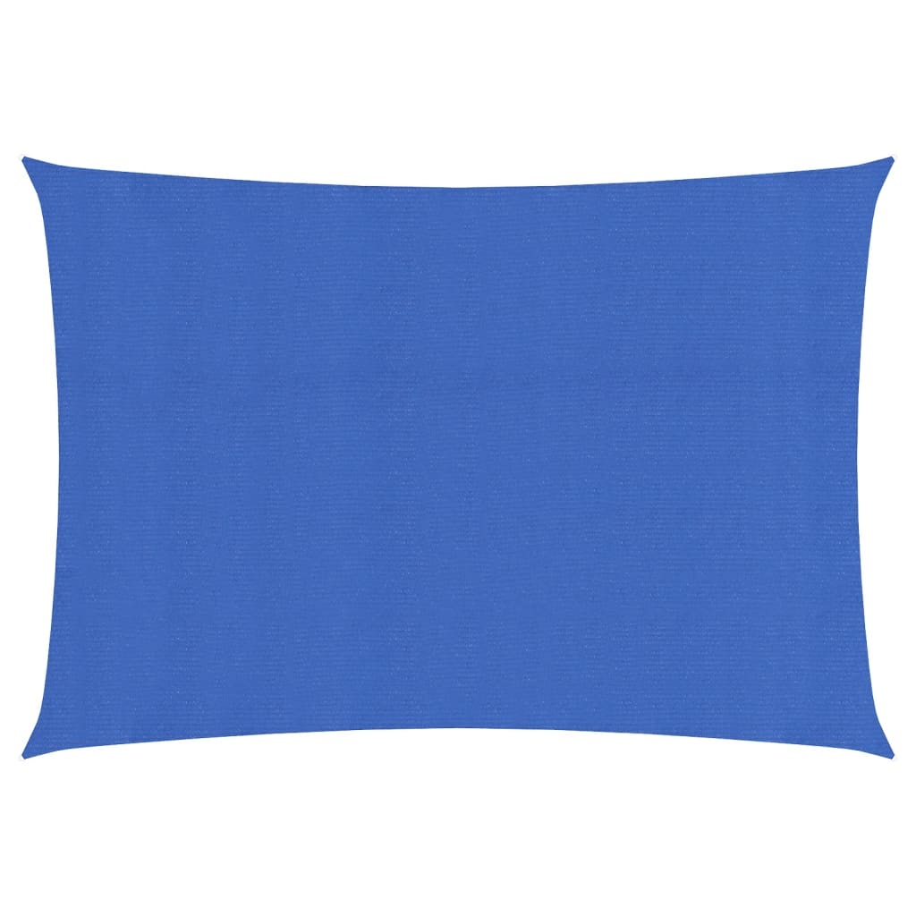 Zonnezeil 160 g/m² rechthoekig 3,5x5 m HDPE blauw