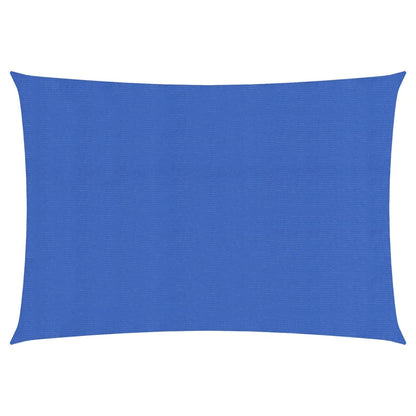 Zonnezeil 160 g/m² rechthoekig 3,5x5 m HDPE blauw