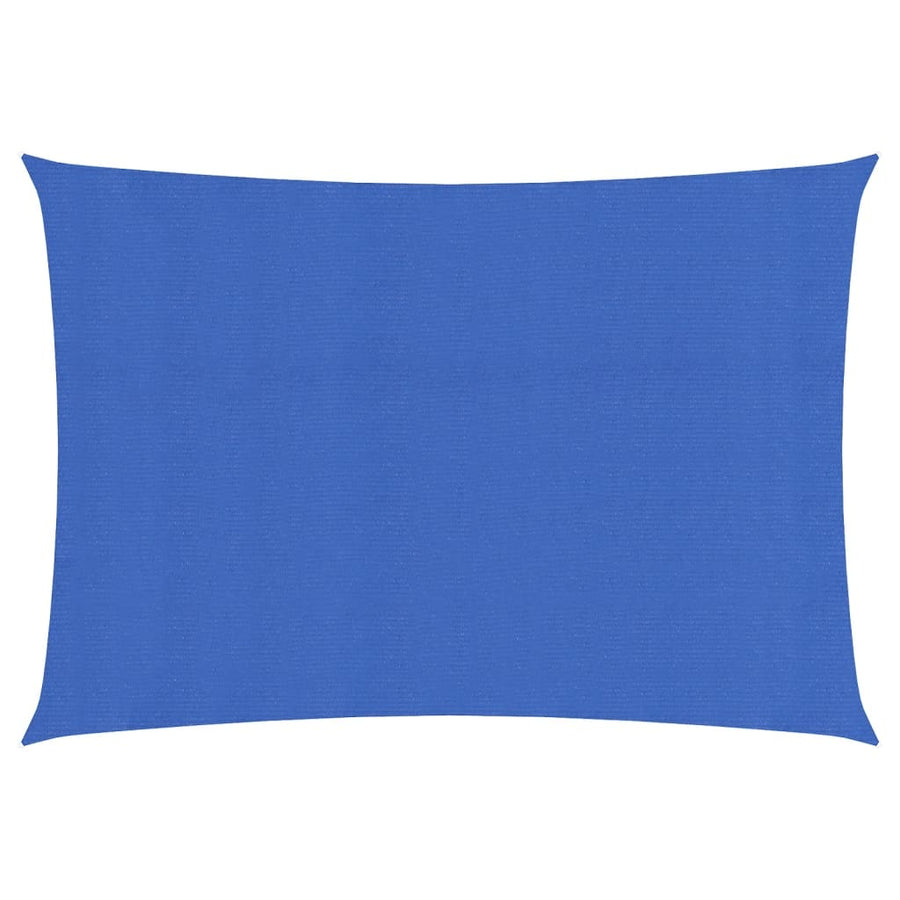 Zonnezeil 160 g/m² rechthoekig 3,5x5 m HDPE blauw