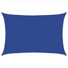 Zonnezeil 160 g/m² rechthoekig 4x5 m HDPE blauw