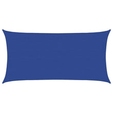 Zonnezeil 160 g/m² rechthoekig 4x7 m HDPE blauw