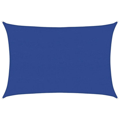 Zonnezeil 160 G/M² Rechthoekig Hdpe Blauw 5 x 7 m