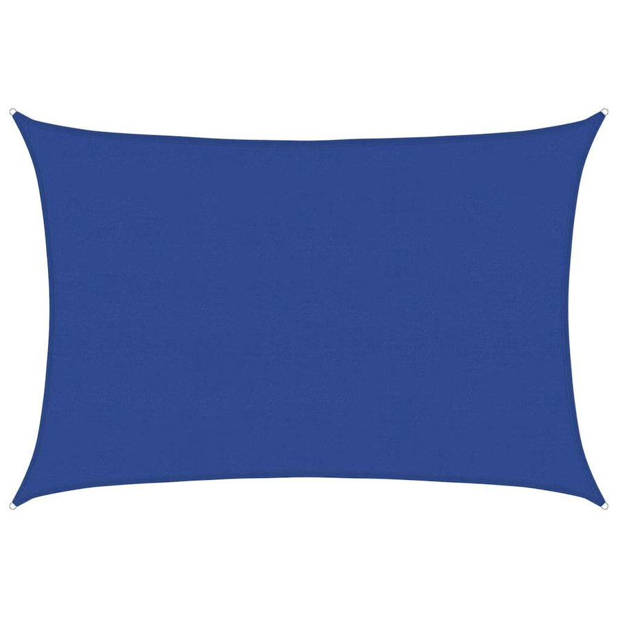 Zonnezeil 160 G/M² Rechthoekig Hdpe Blauw 5 x 7 m