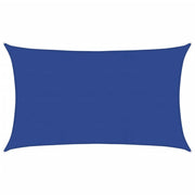 Sun shade sail 160 g/m² rectangular 5x8 m HDPE blue
