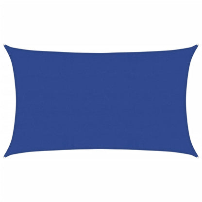 Zonnezeil 160 G/M² Rechthoekig Hdpe Blauw 5 x 8 m
