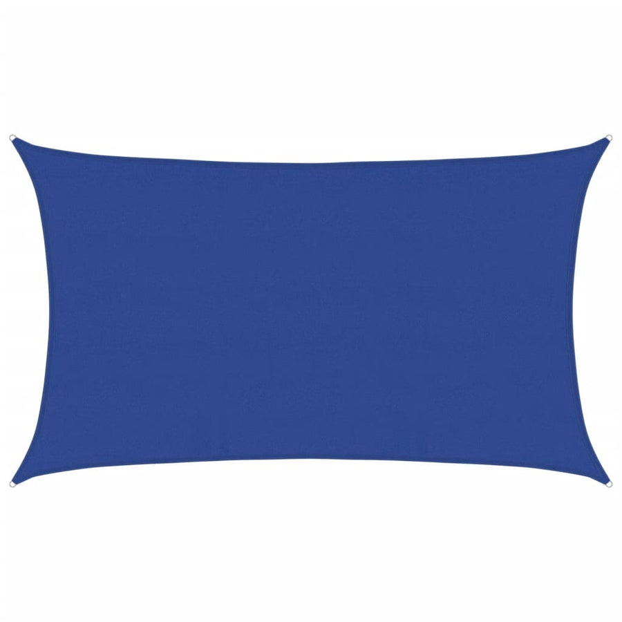 Zonnezeil 160 G/M² Rechthoekig Hdpe Blauw 5 x 8 m