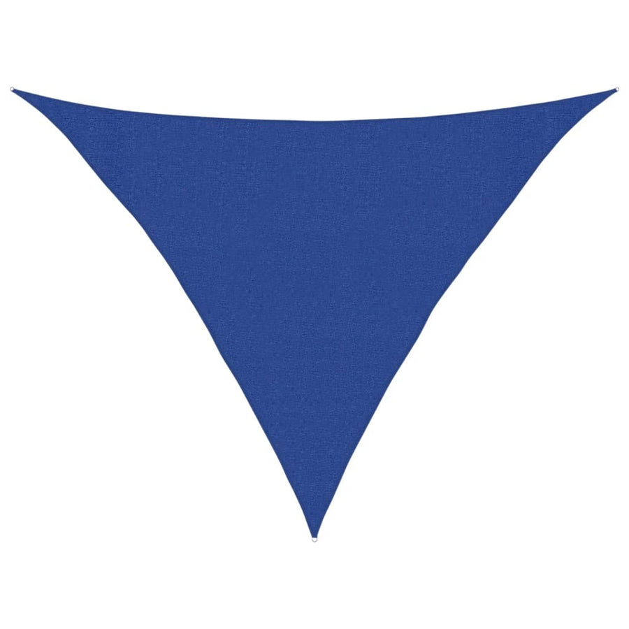 Zonnezeil 160 g/m² 3x3x4,2 m HDPE blauw