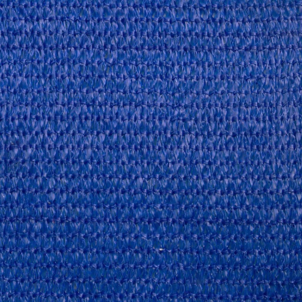 Zonnezeil 160 g/m² 3x3x4,2 m HDPE blauw
