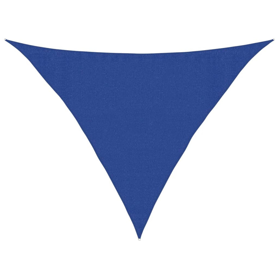 Zonnezeil 160 G/M² 3,5X3,5X4,9 M Hdpe Blauw 3.5 x 3.5 x 4.9 m